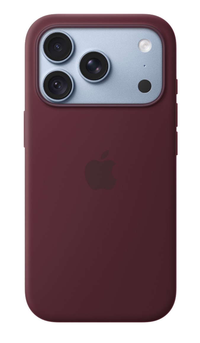iPhone 18 Pre Silicone Case with MS - Burgundy 