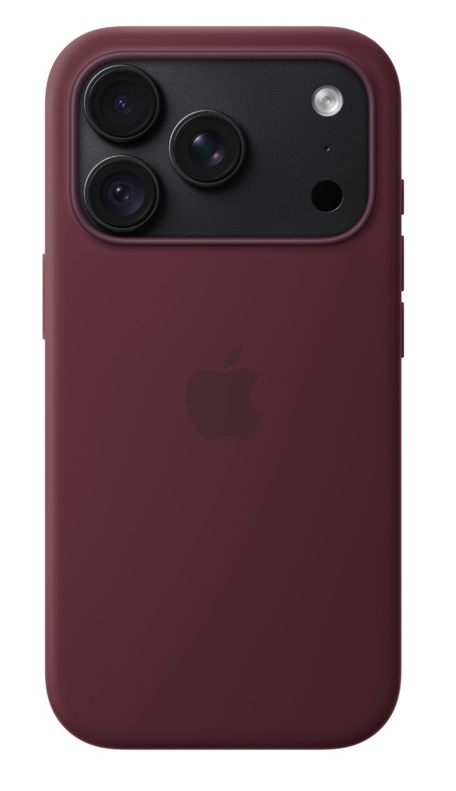 iPhone 18 Pre Silicone Case with MS - Burgundy 