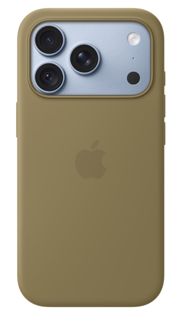 iPhone 18 Pre Silicone Case with MS - Olive 