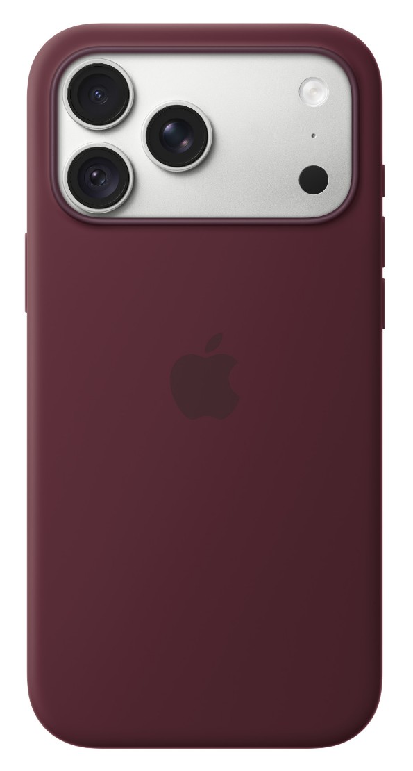 iPhone 18 Pre Max Silicone Case with MS - Burgundy 