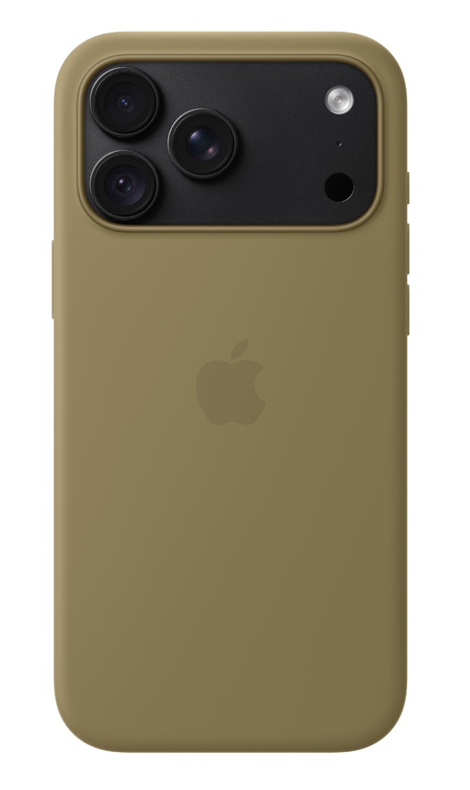 iPhone 18 Pre Max Silicone Case with MS - Olive 