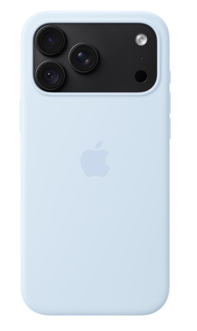 iPhone 18 Pre Max Silicone Case with MS - Cr.Blue 