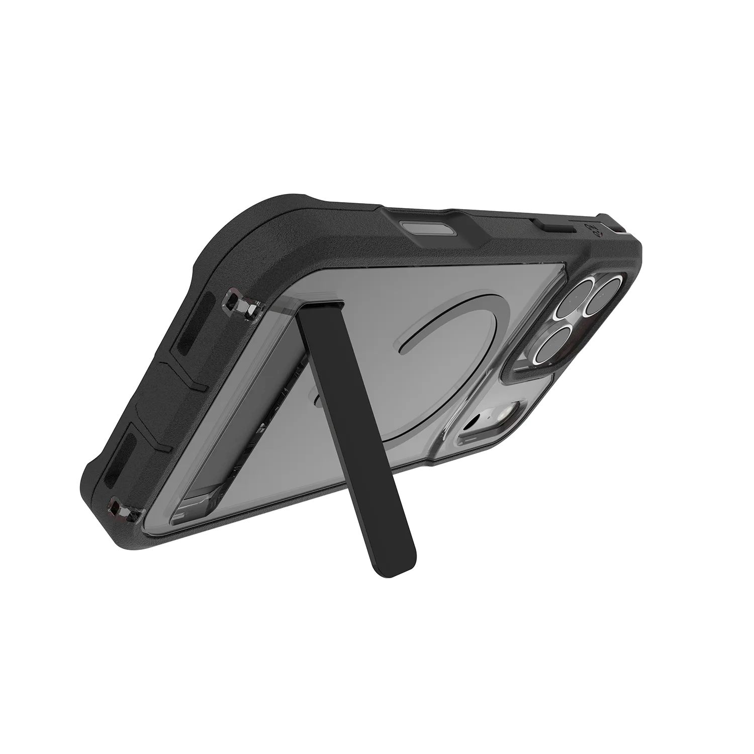 Case Rainier Snap Kickstand Apple iPhone 18 Pro Max / 17 Pro Max - Smoke Black 