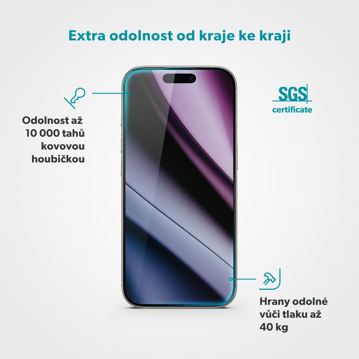 Epico Hero+ Glass 3D iPhone 17 Pro Max/ 18 Pro Max 