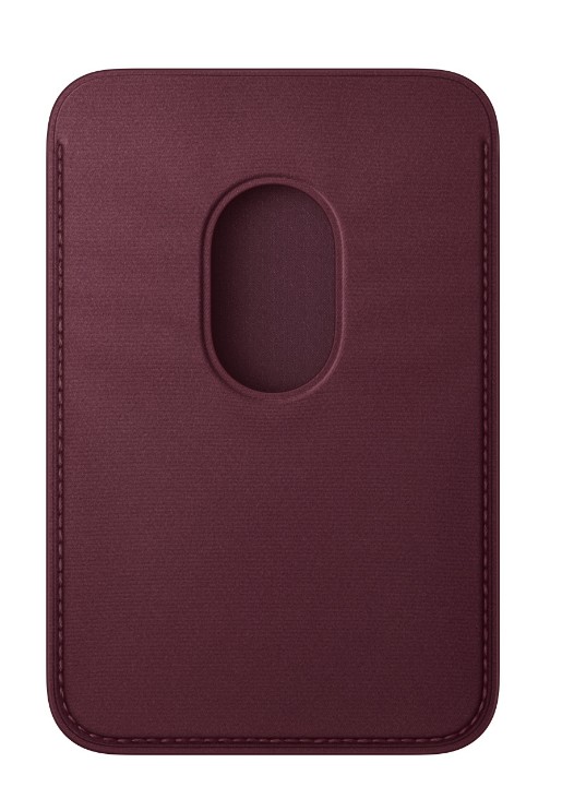 iPhone FineWoven Wallet with MS - Burgundy 