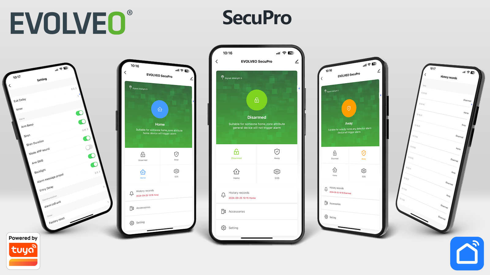 EVOLVEO SecuPro2, šikovný bezdrôtový GSM&Wi-Fi zabezpečovací systém 