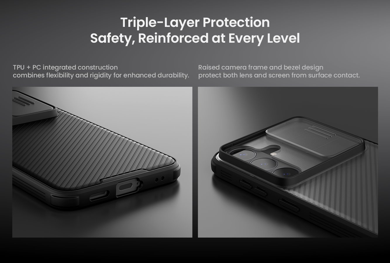 Nillkin CamShield PRO Zadný Kryt pre Samsung Galaxy S26 FE Black 