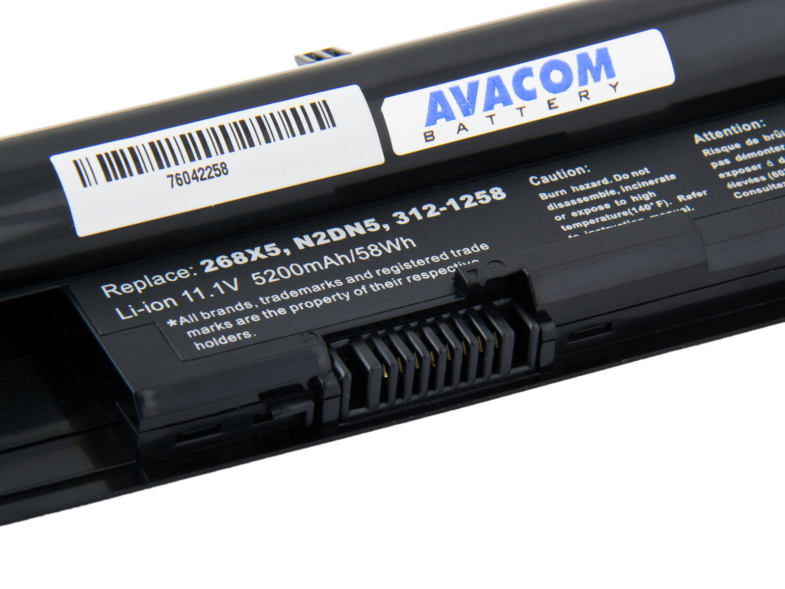 Baterie AVACOM NODE-IN41-806 pro Dell Inspiron N411z, Vostro V131 Li-Ion 11, 1V 5200mAh/ 58Wh 