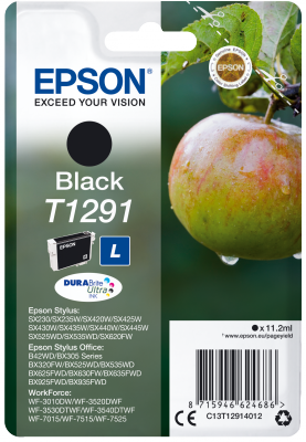 Epson Singlepack Black T1291 DURABrite Ultra Ink