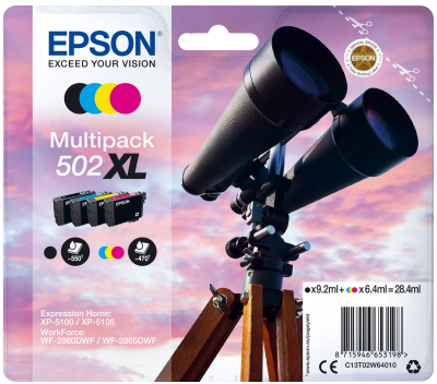 EPSON multipack 4 barvy, 502XL, Ink, XL