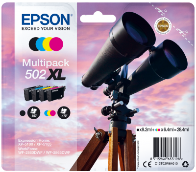 EPSON multipack 4 farby, 502XL, Ink, XL