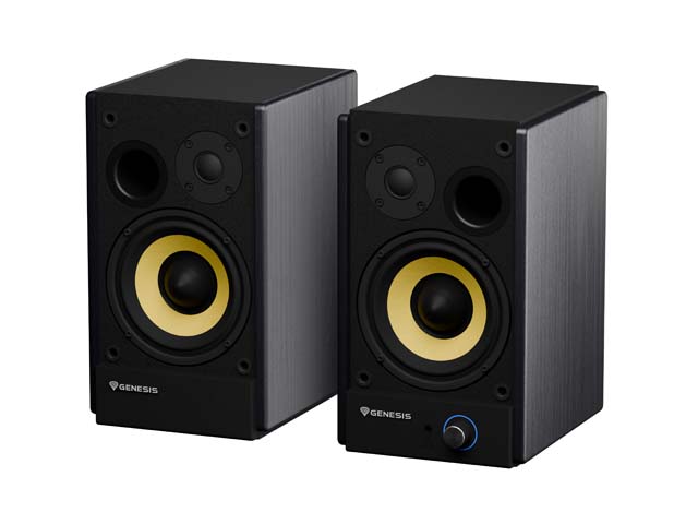 Herné reproduktory Genesis ARSEN 502BT, 60W, Hnedé 