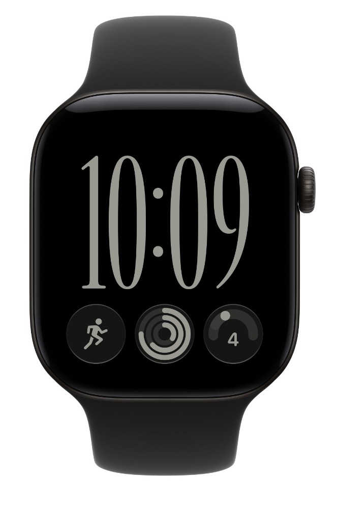Watch Acc/ 46/ Black Sport Band - S/ M 
