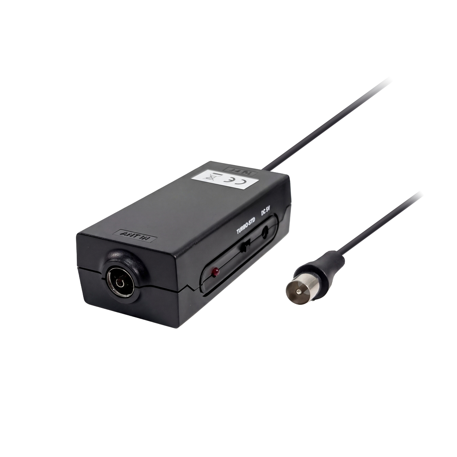 EVOLVEO Xany 5+, aktívna izbová anténa DAB+/ DVB-T2, filter LTE/ 4G/ 5G 