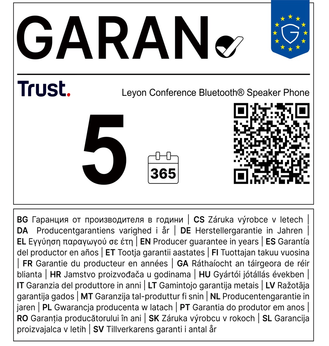 TRUST LEYON CONFERENCE BT SPEAKER PHONE 