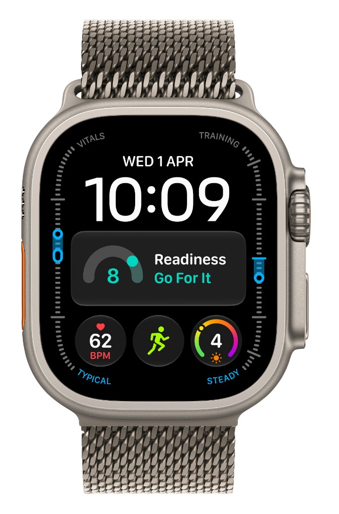 Watch Acc/ 49/ Natural Titan.Milanese Loop - S 