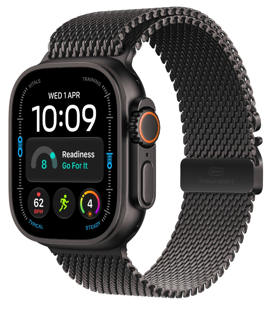 Watch Acc/ 49/ Black Titan.Milanese Loop - S 