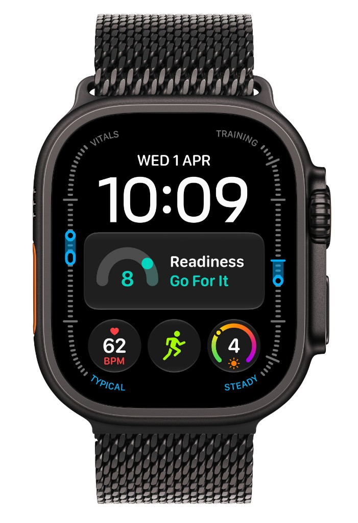 Watch Acc/ 49/ Black Titan.Milanese Loop - M 