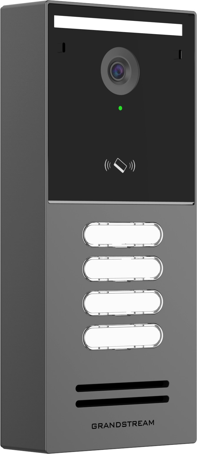 Grandstream GDS3726Q dverové video interkom, 4x tlačidlo, IC a ID karty, NFC, Bluetooth, IP66, IK10 