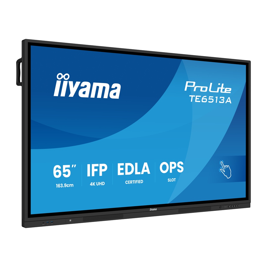 65" iiyama TE6513A-B3AG: IPS, 4K, EDLÁ, NFC 