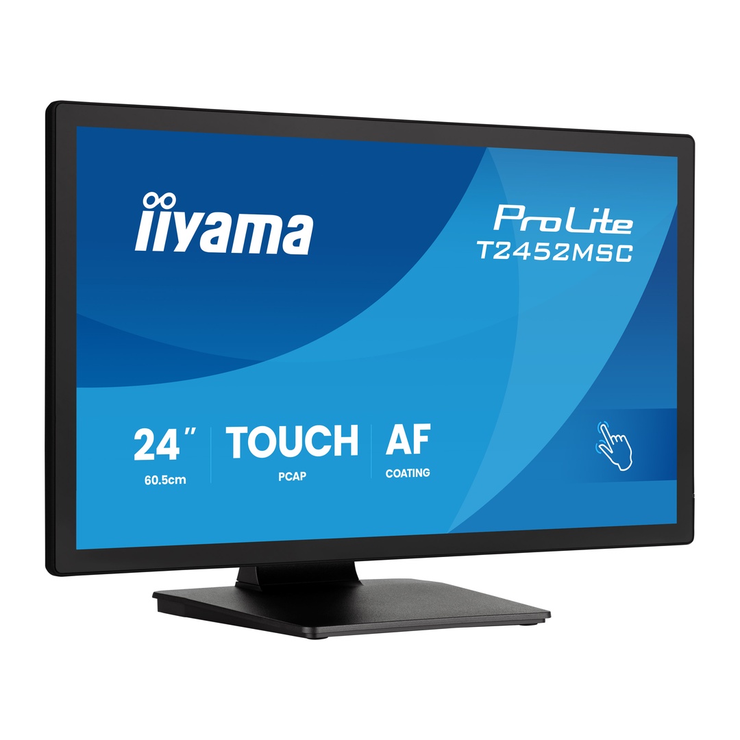 24" LCD iiyama T2452MSC-B2-IPS, FHD, 10P 