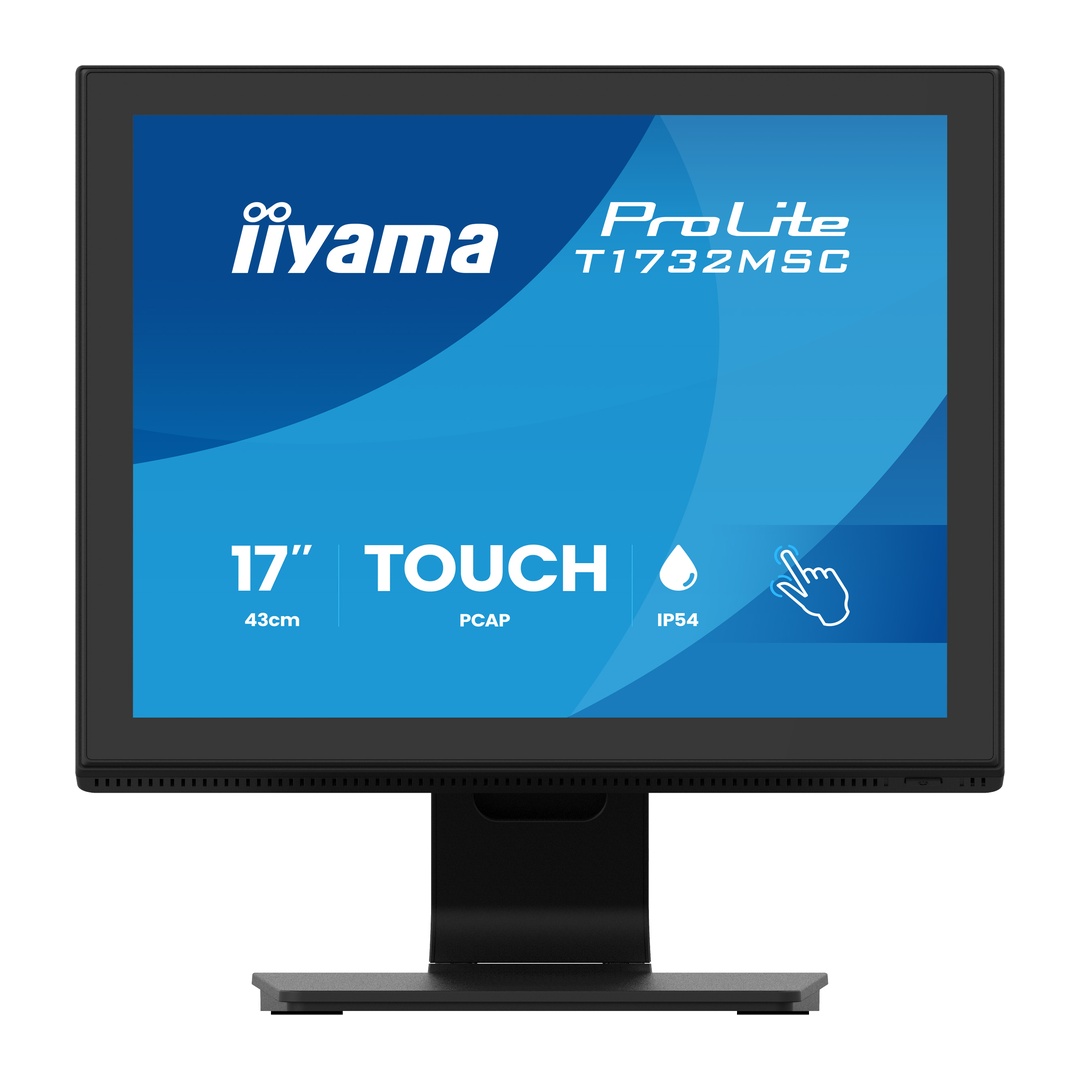 17" iiyama T1732MSC-B2S: PCAP, 1280x1024, HDMI, DP 