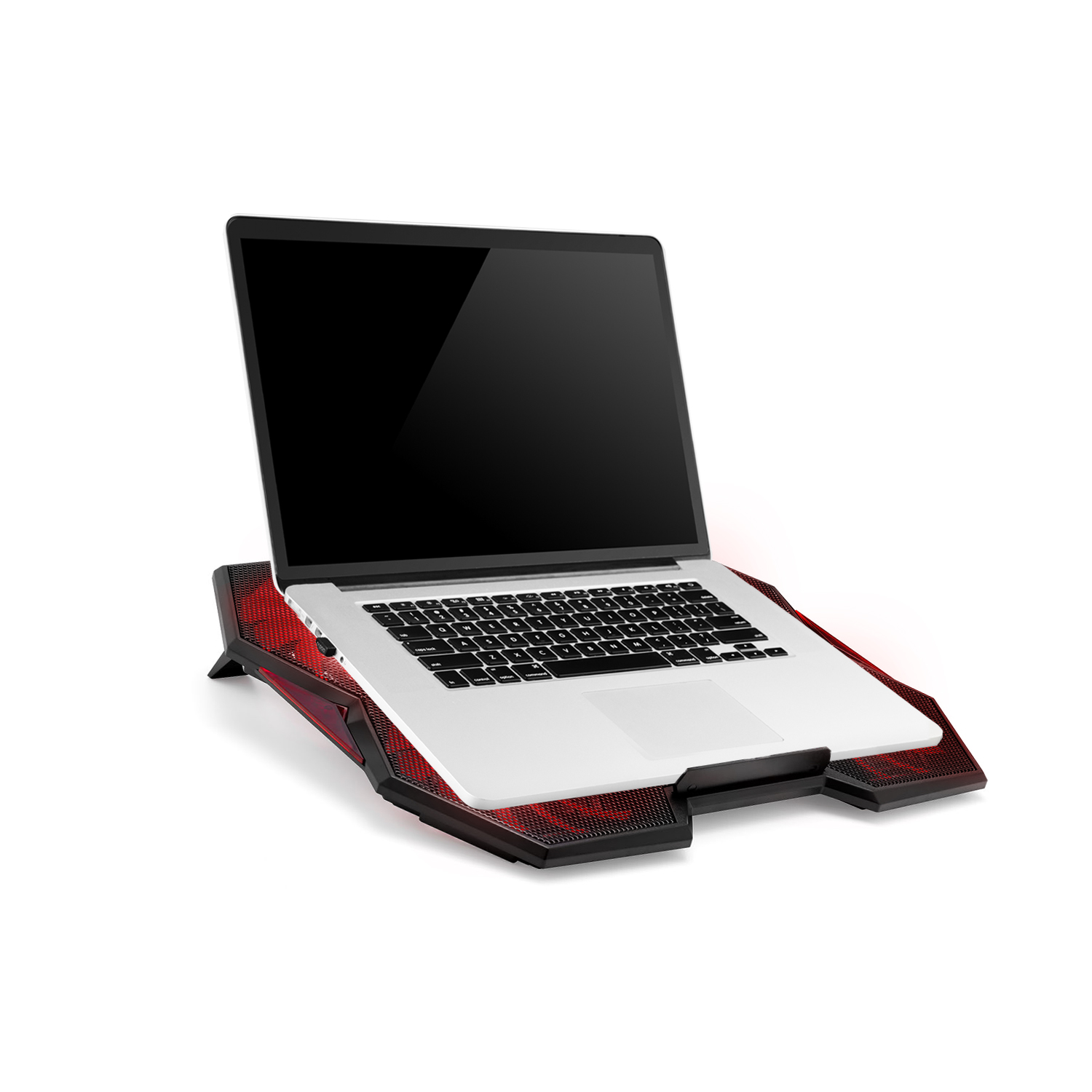 EVOLVEO Ania 14, chladiaca podložka pre notebook, do 17.3", 5x ventilátor, červené podsvietenie 