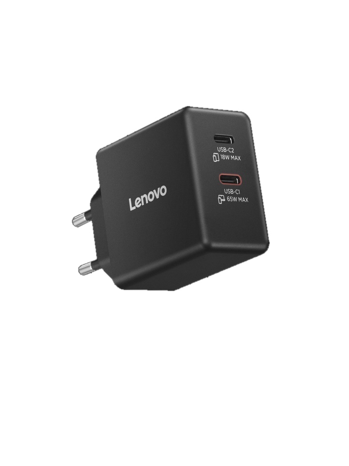 Lenovo Dual USB-C 65W GaN Charger 