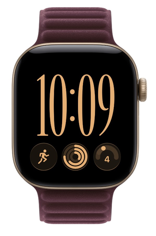 Watch Acc/ 42/ Burgundy Magnetic Link - S/ M 