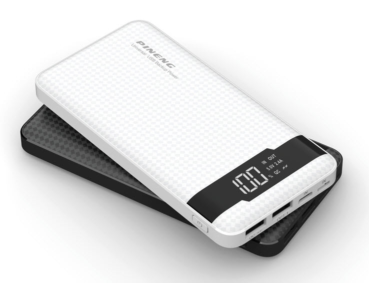 VIKING POWER BANK PN-961PD QC3.0 10000mAh, QUICK CHARGE 3.0, Čierna 