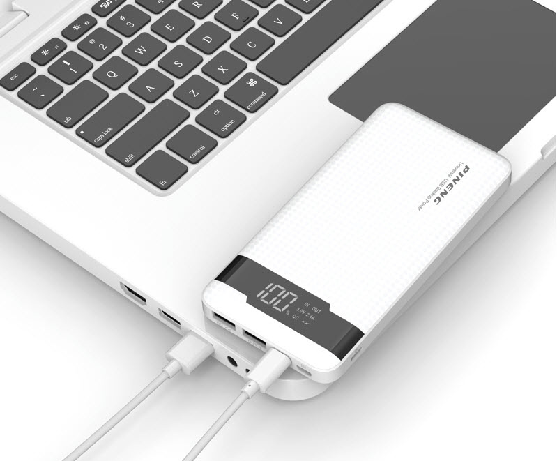 VIKING POWER BANK PN-961PD QC3.0 10000mAh, QUICK CHARGE 3.0, Čierna 