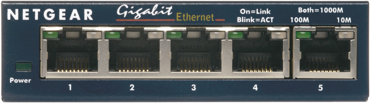 NETGEAR 5xGIGABIT Desktop switch, GS105 