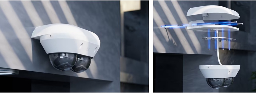 Ubiquiti UACC-AI-MS-2-AM-W, AI Multi Sensor 2 Camera Arm Mount, biela 