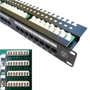 DATACOM Patch panel 24x RJ-45, Cat5e UTP, 19