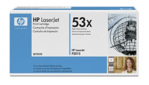 HP 53X Black LJ Toner Cart,  Q7553X (7, 000 pages)