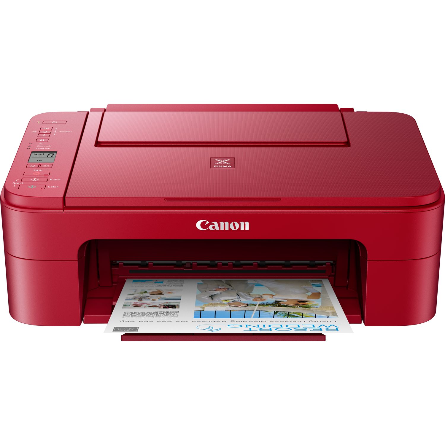 Canon PIXMA Tiskárna TS3352 red - barevná,  MF (tisk,  kopírka,  sken,  cloud),  USB,  Wi-Fi