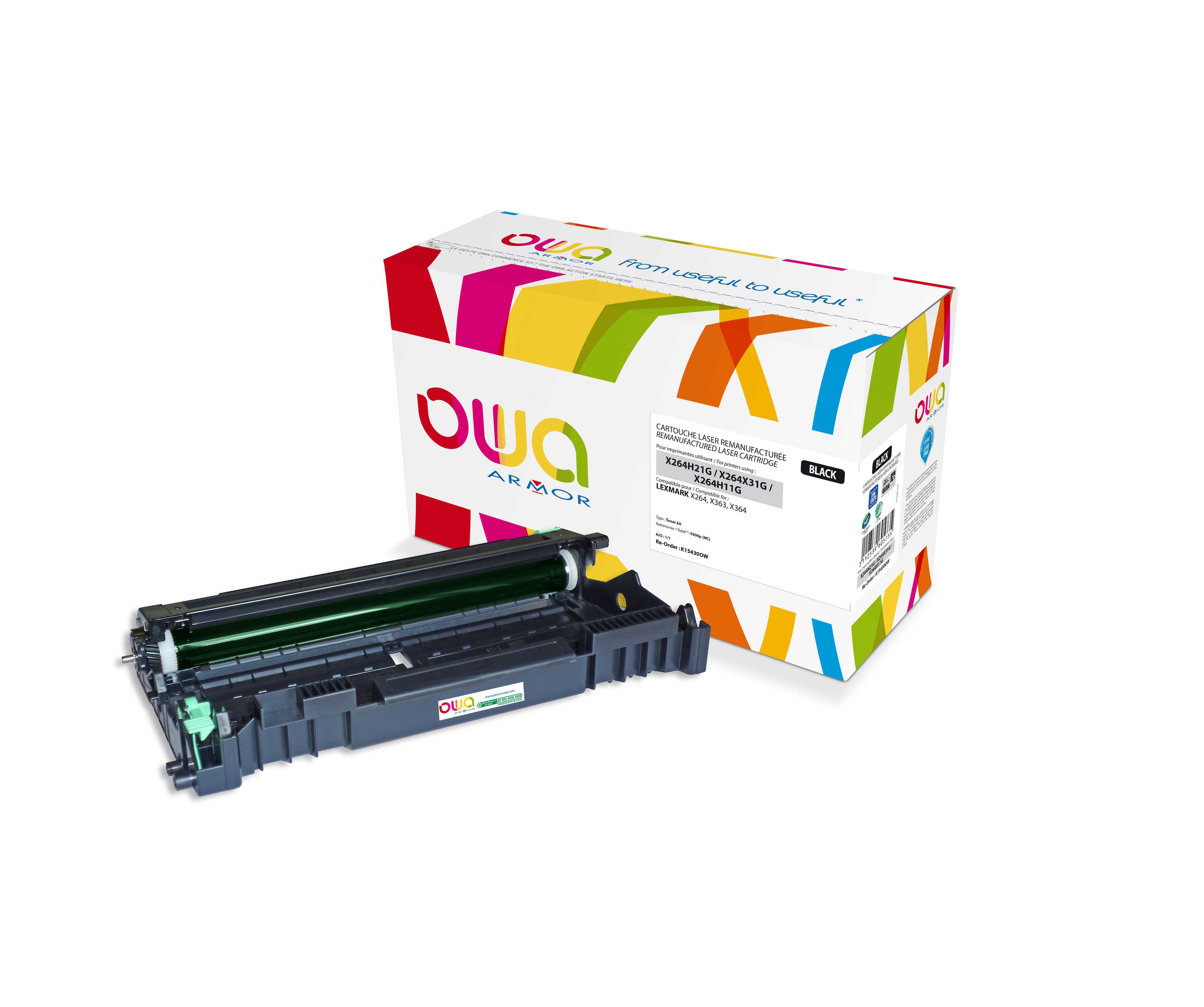OWA Armor toner kompatibilný s Lexmark X463, X463H21G, 9000st, čierna/ black