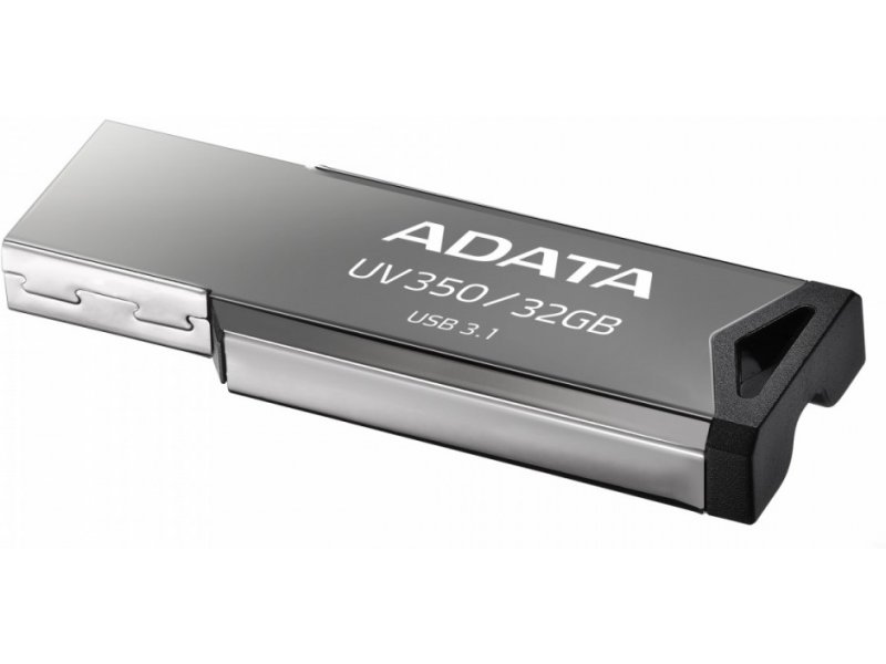 ADATA UV350/ 32GB/ USB 3.1/ USB-A/ Strieborná