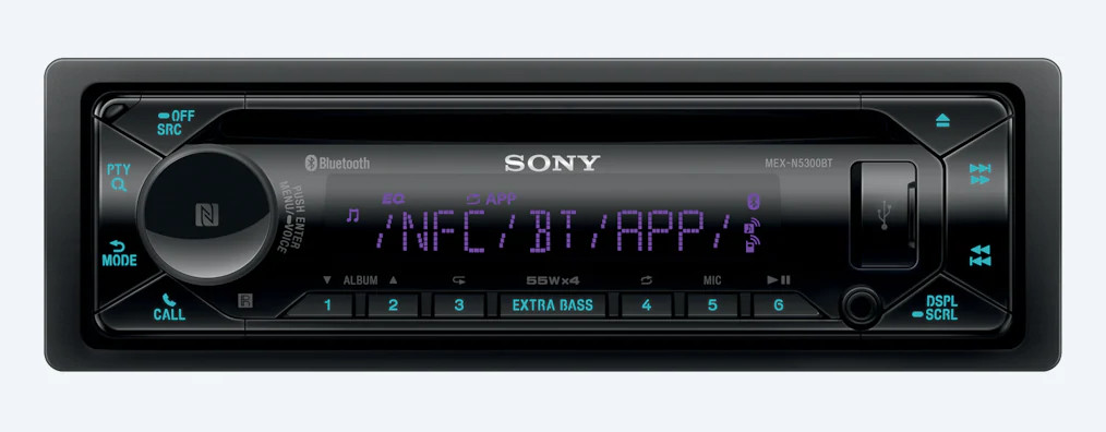 Sony přehrávač do auta MEX-N5300BT, BT, NFC, AUX, CD 