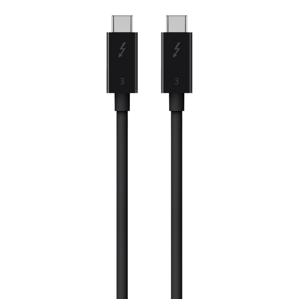 BELKIN CABLE, THUNDERBOLT 3 USB-C, 0, 8 m, 5A, 100W, čierny 