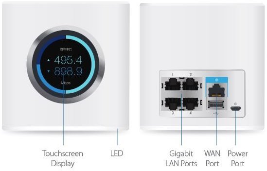 Ubiquiti AmpliFi AFi-HD, Router + 2x Mesh Point 