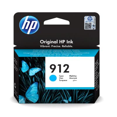 HP 912 ink. azúrová 3YL77AE 