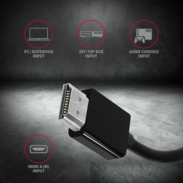 AXAGON RVH-VGN, HDMI -> VGA redukcia / adaptér, FullHD, 1920 * 1200 