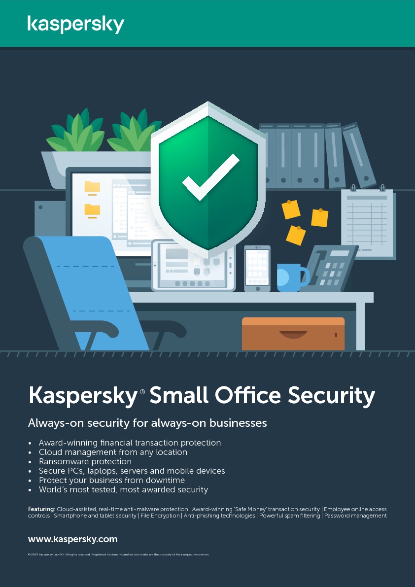 Kaspersky Small Office 10-14 licencí 2 roky Nová 