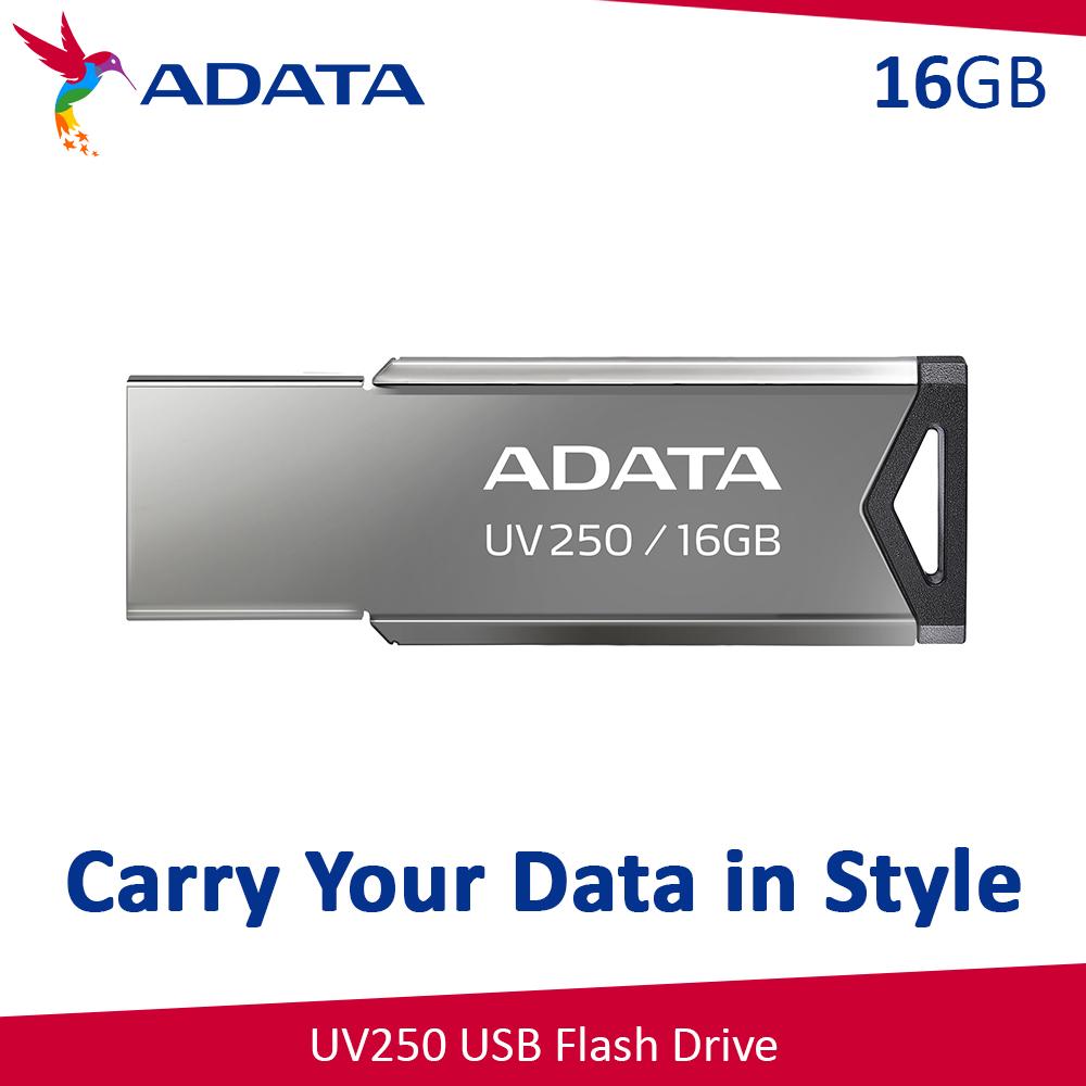 ADATA UV250/ 16GB/ USB 2.0/ USB-A/ Čierna