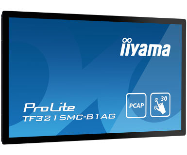 32" iiyama TF3215MC-B1AG: FullHD, capacitive, 500cd/ m2, VGA, HDMI, čierny 