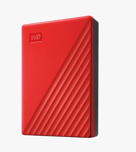 Prenosný disk WD My Passport 4 TB Ext. 2.5" USB3.0 Červená 