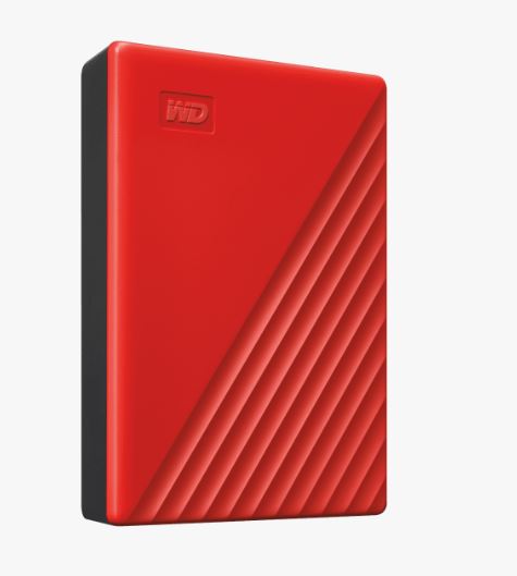 Prenosný disk WD My Passport 4 TB Ext. 2.5" USB3.0 Červená 