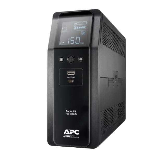 APC Back UPS Pre BR 1600VA, Sinewave, 8 Outlets, AVR, LCD interface