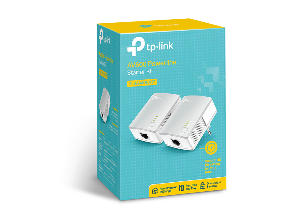 TP-Link TL-PA4010 600Mbps Powerline Starter Kit (2ks) 